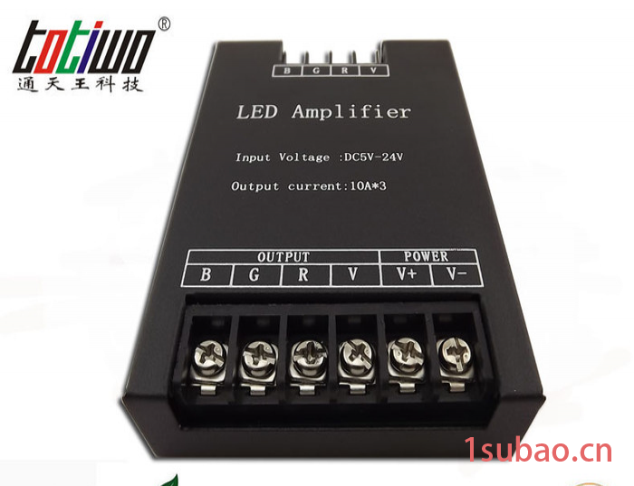 供应LED控制器 LED七彩放大器 灯带控制器 LED分控器12V 灯串控制器 其他灯具配附件