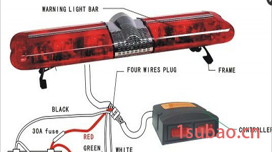 恒辉TBD2000型超薄LED长排灯警示灯厂家 警示灯恒辉图3