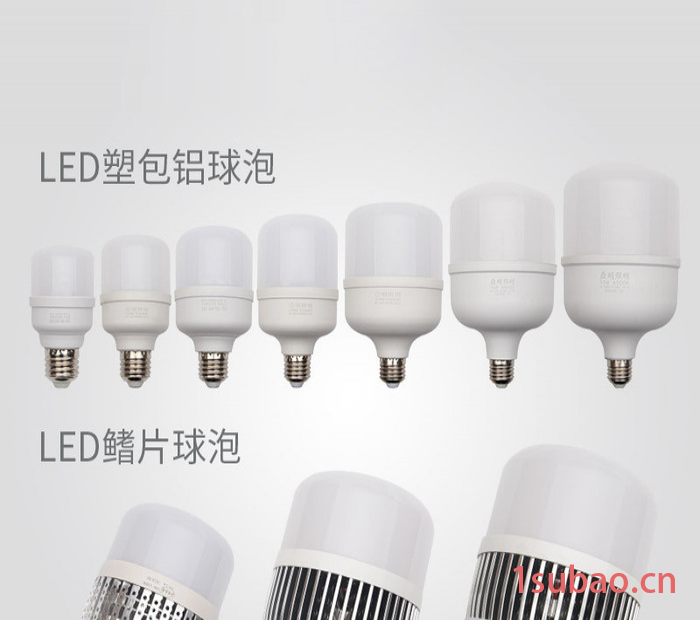 【海之亮】螺口led灯泡大功率球泡灯 家用工厂车间户外照明节能灯图4