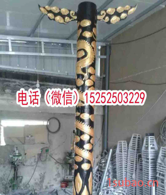 LED凤凰龙形华表景观路灯庭院灯头路灯灯具配件复古仿古路灯灯具太阳能市电庭院灯草地灯灯具定制做草坪灯墙头灯苹果灯一体化灯图2