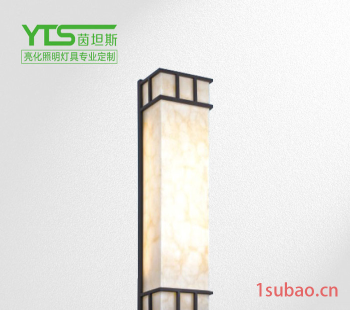 led现代壁灯简约创意双头铝材卧室床头灯酒店会所走廊过道灯墙灯**图2