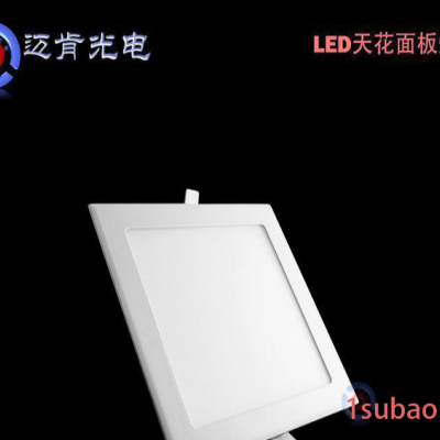 工程灯LED直销LED灯具 18W暗装方形天花 LED面板节