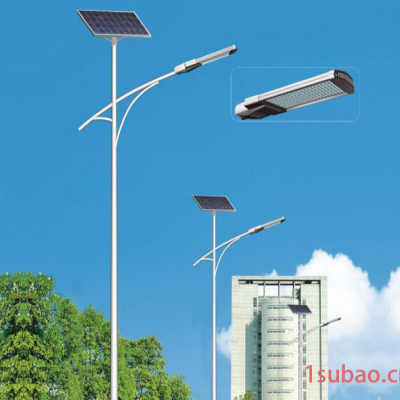 新农村太阳能路灯锂电池5米6米户外灯 高杆灯庭院灯led路灯杆