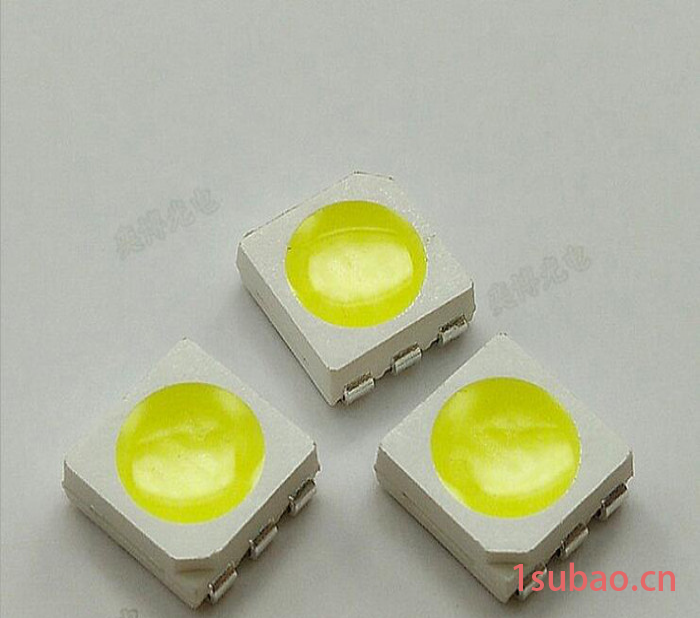 奕博5050白光贴片led灯珠 灯光照明显示灯发光二极管 厂家定做图2