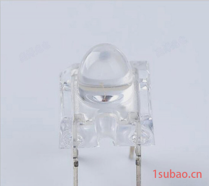 奕博5mm食人鱼白光led灯珠 灯光照明车灯发光二极管 厂家定制图3