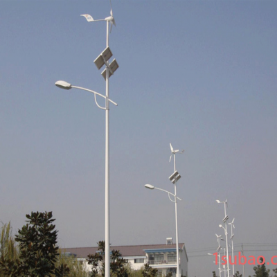 博达成001 太阳能风光互补路灯 40W60W风机太阳能发电新能源风力节能LED路灯