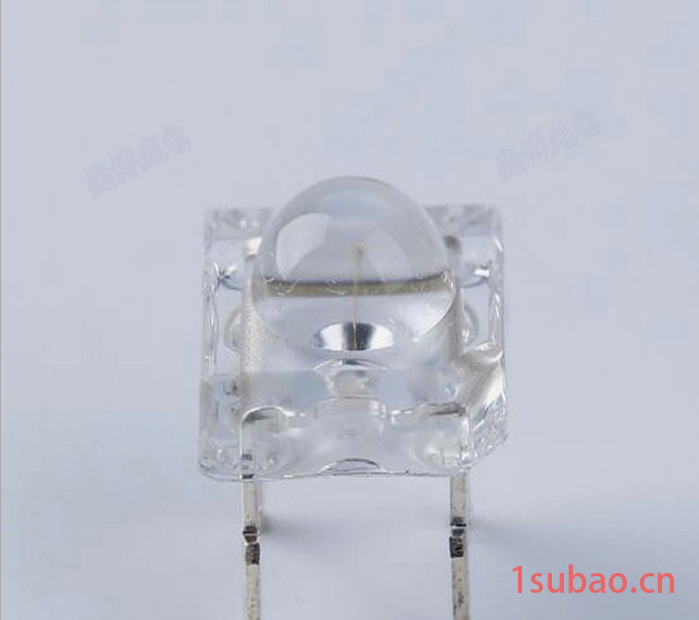 奕博F5/5mm食人鱼蓝光插件led灯珠 显示灯提示灯直插发光二极管 厂家定制图4