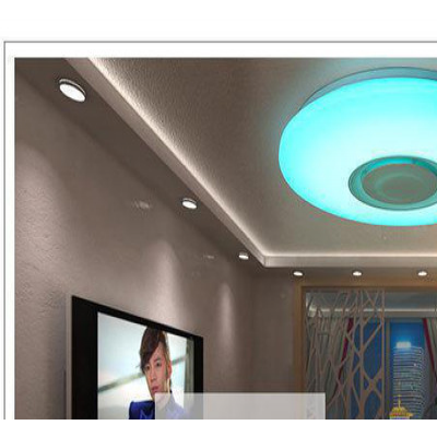 一件代发蓝牙音乐led七彩变色客厅装修灯具手机智能APP吸顶灯