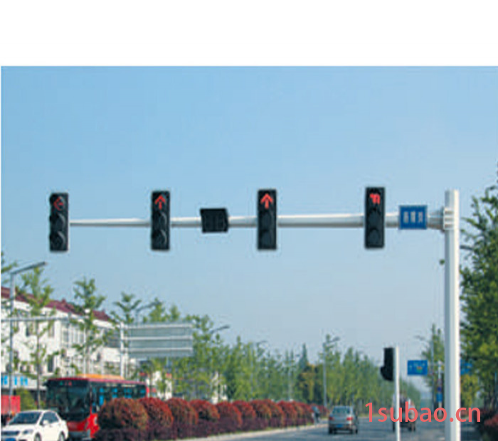 仕达成人行道交通指示灯 道路交通信号灯马路框架式红绿灯led交通信号灯 交通信号灯杆