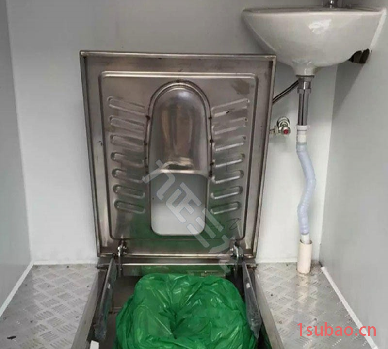 九正三龙   塑料袋可降解 野外施工作业蹲坑 移动厕所用蹲便 不锈钢蹲便器型号齐全 304加厚蹲便器图4