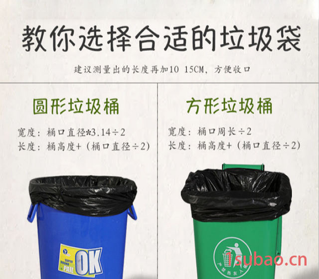 天津垃圾袋 大号码黑色平口大垃圾袋加厚特厚物业酒店环卫家用塑料袋图3