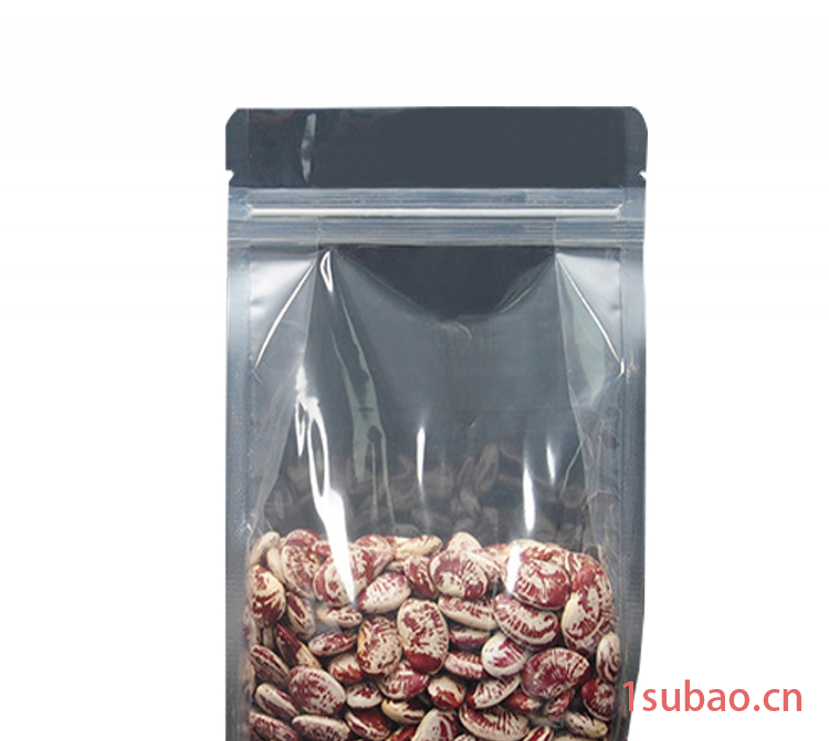 现货自封半透明塑料袋 加厚 铝箔袋平底密封袋 食品包装袋图2