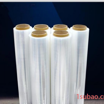 震通牌pe透明手用拉伸自粘缠绕膜托盘打包膜塑料包装膜宽50cm重量4公斤