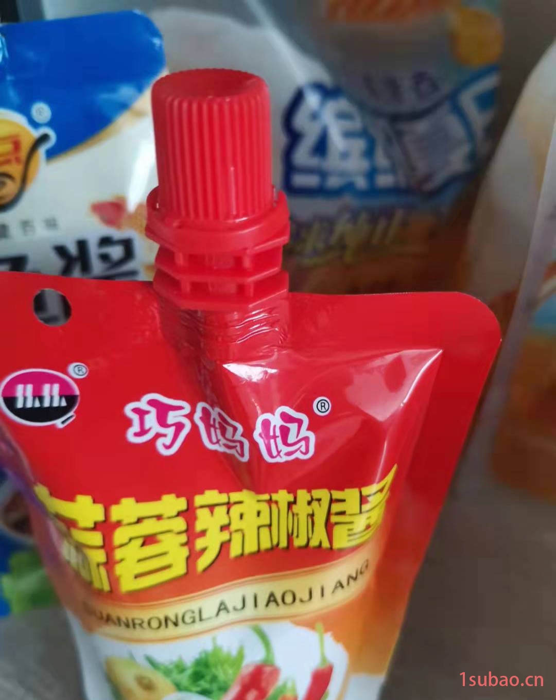 调味品包装袋 吸嘴调料包装 四边封自立塑料袋 艾尼尔厂家定制图2