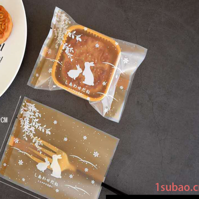工厂直供 点心包装袋50g75g100g透明塑料袋 月饼包装袋彩印袋 价格低