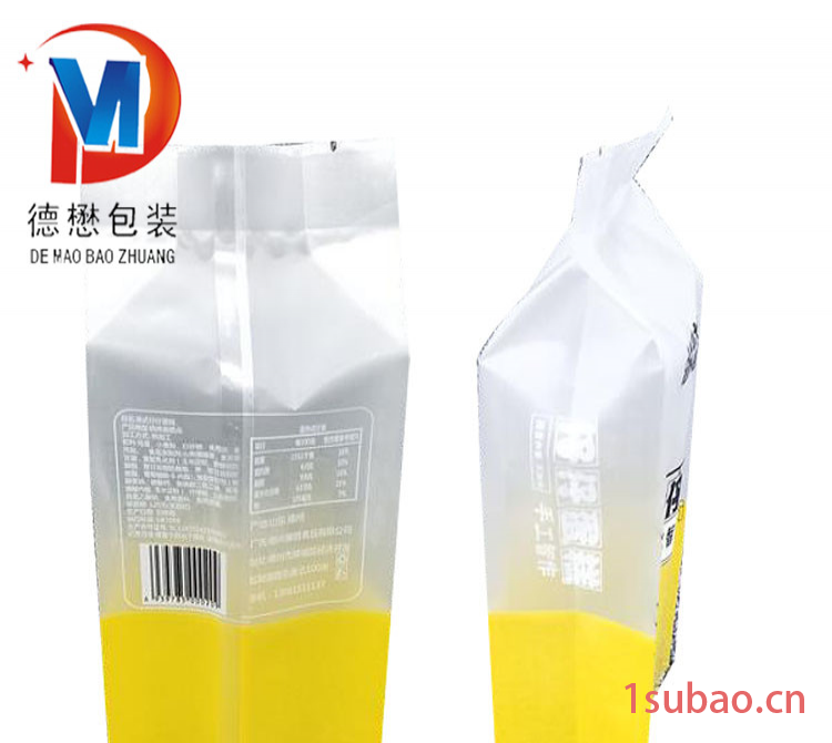 中封风琴袋子-河北立体风琴袋-demao-磨砂食品中封风琴袋厂家-自立自封塑料袋批发价格、市场报价图2