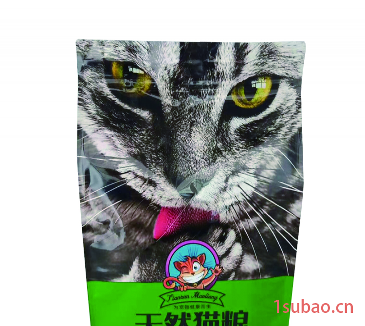 现货宠物食品包装袋 八边封猫粮饲料袋 小批量印刷宠物食品铝箔塑料袋 信宇图2