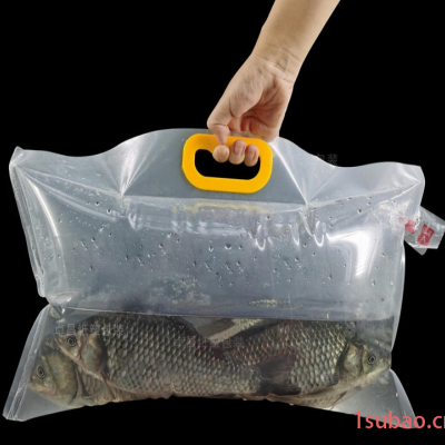 成品活鱼包装袋氧气袋 鱼用氧气运输袋  pe塑料水产装鱼袋礼品袋