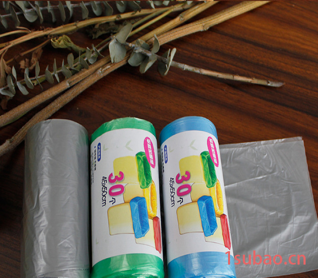 雅芽垃圾袋家用厨房中号平口式一次性环保现货定制厂家批发垃圾袋图2