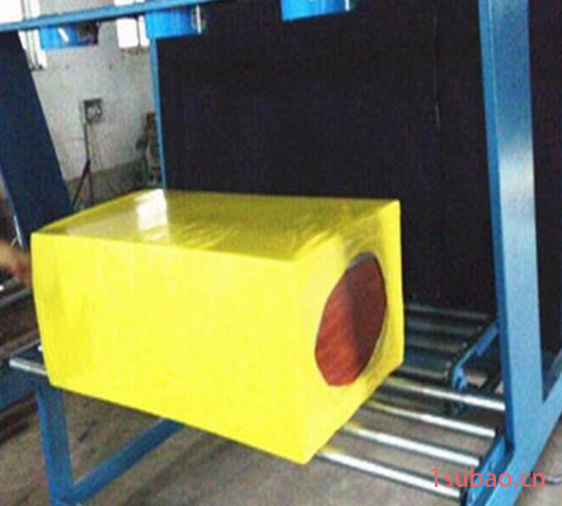橡塑板自动套膜封切机 喷气式热收缩包装机械