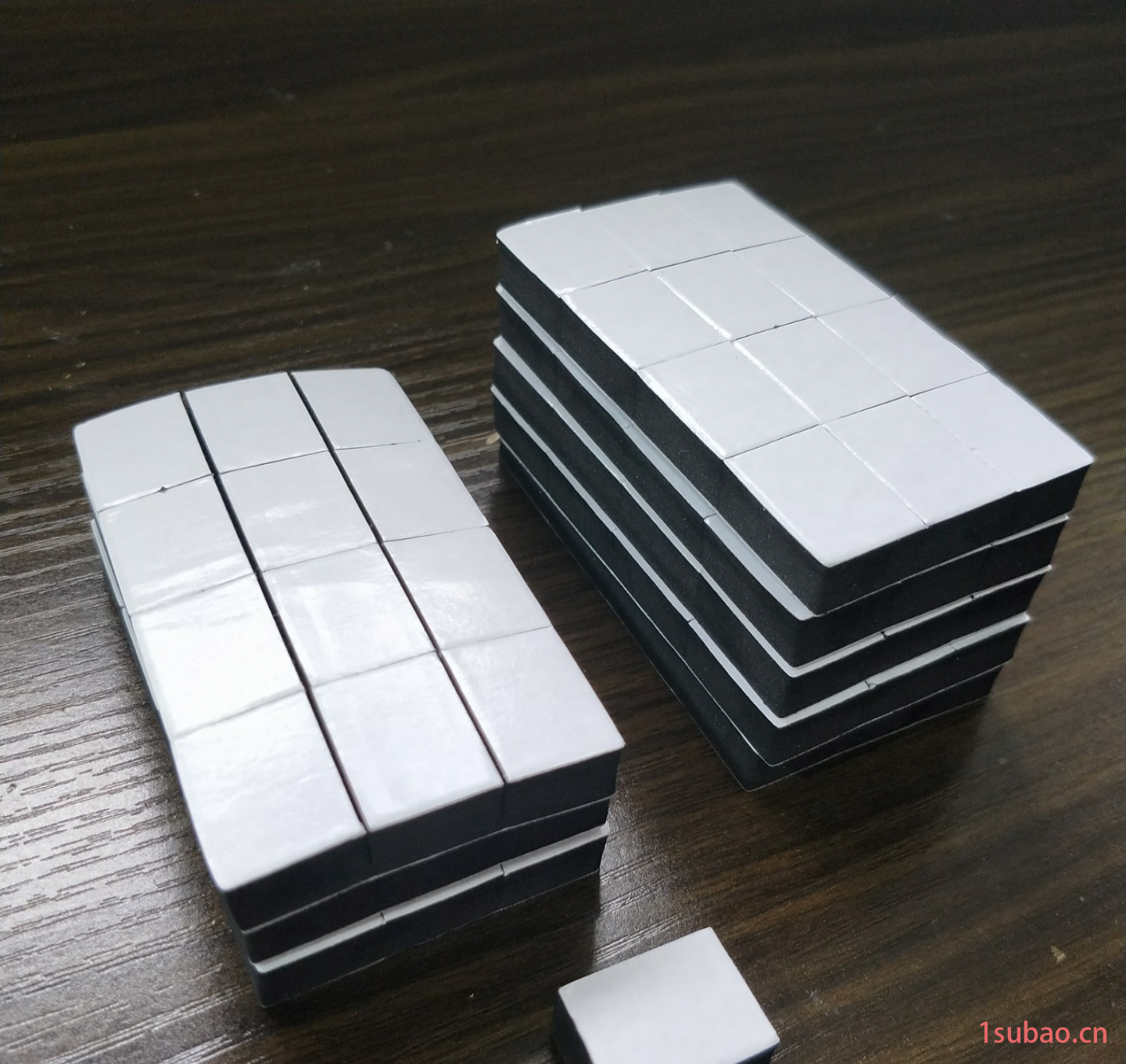 白色双面胶手机支架 车上摆件 强力自粘贴片 泡棉双面胶 直径5mm圆形现货厂家包邮模切加工福永创新高轻胶图2