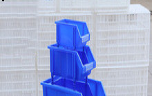 背挂式零件盒斜口塑料盒物料盒收纳盒挂壁式分类元件盒螺丝盒图2