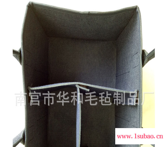 毛毡尿不湿收纳包 尿布折叠收纳篮儿童玩具手提收纳袋现货供应图6