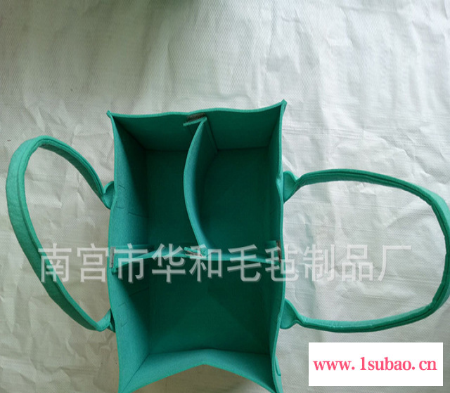 毛毡尿不湿收纳包 尿布折叠收纳篮儿童玩具手提收纳袋现货供应图3