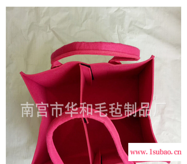 毛毡尿不湿收纳包 尿布折叠收纳篮儿童玩具手提收纳袋现货供应图5