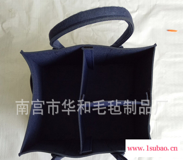 毛毡尿不湿收纳包 尿布折叠收纳篮儿童玩具手提收纳袋现货供应图2