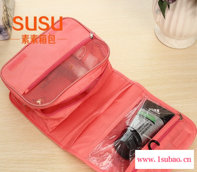 定制便携洗漱包 手提挂钩化妆包 防水随身洗漱品旅行袋收纳袋图4