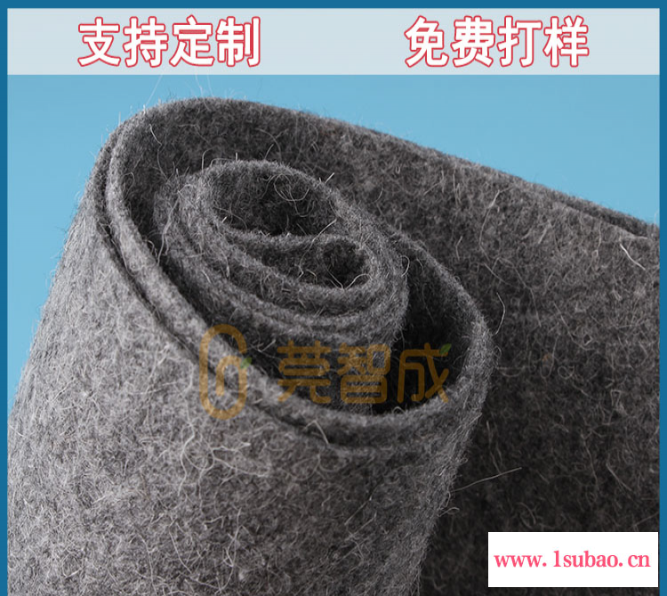 200g收纳篮毛毡布 床头收纳盒灰色毛毡布 ISO9001针刺毛毡供应商图2