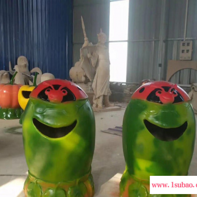 佰盛 仿葫芦玻璃钢果皮箱仿水果蔬菜形状垃圾桶 厂家支持定做