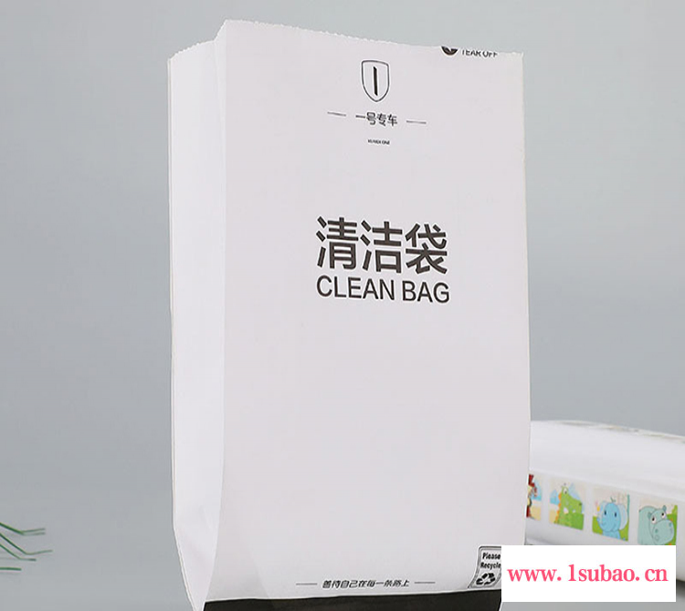 福蕴包装厂家定制淋膜袋 一次性使用清洁袋火车垃圾袋图5