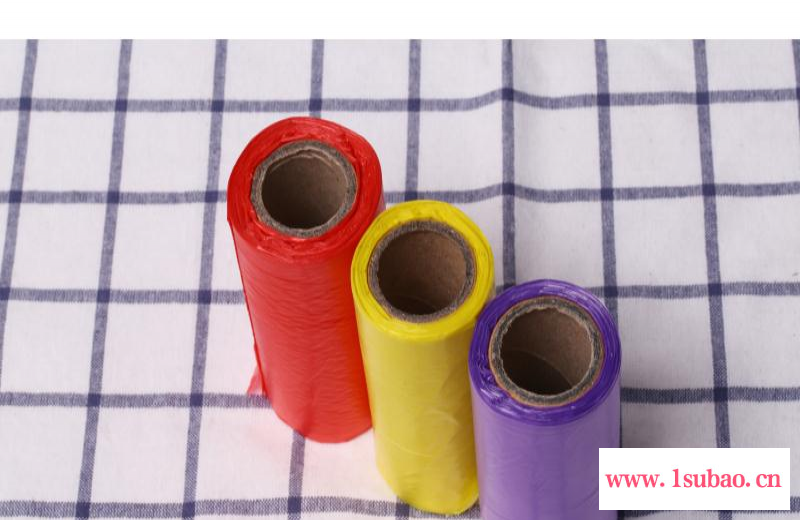 泉绿恒8058厂家直销45*50cm家用垃圾袋加厚一次性点断式垃圾袋75只彩色垃圾袋图4
