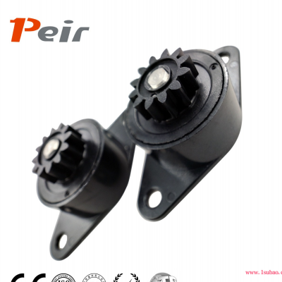 Peir培尔PR-T068 直供高阻值百叶窗帘塑料旋转齿轮阻尼器 消音缓冲器