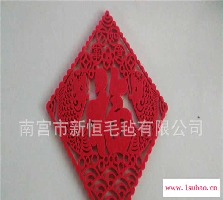 毛毡餐垫  毛毡杯垫可订做样式图3