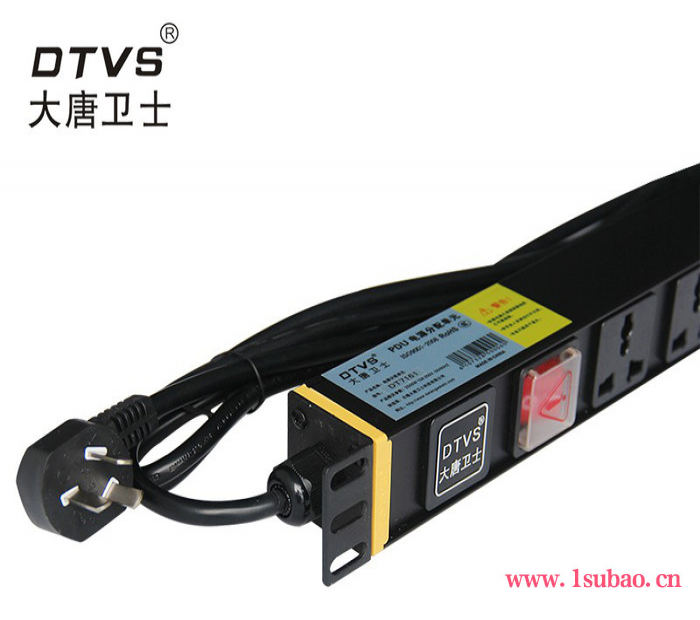 大唐卫士  DT7161 PDU   电源插排  机柜专用插排  6位开关 多用孔  机柜插座 具体价格来电咨询