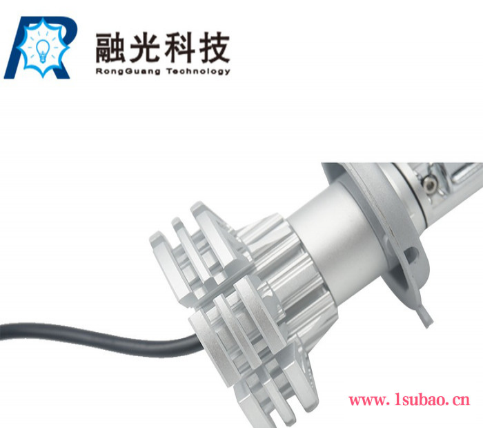 LED大燈H4新款超高亮前照燈近光燈遠(yuǎn)光燈汽車燈泡X1