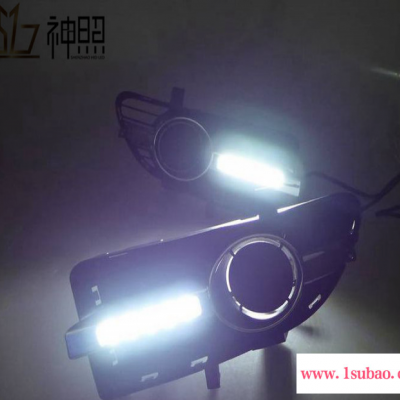 青年莲花L3雾灯框 专用LED日间行车灯 LED日行灯 栅栏格杠灯