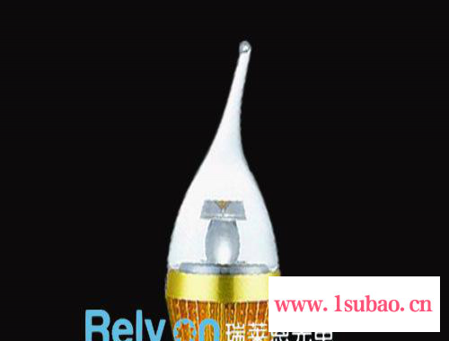 LED 蜡烛灯 鳍片式 灯杯 水晶灯 E14灯头 E12灯头 E27  拉尾灯罩图2