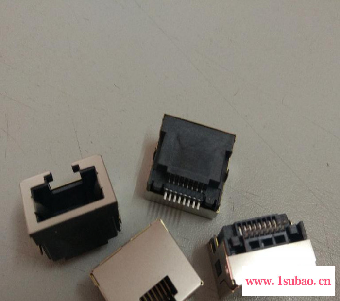 供应兴伸展电子8P8C RJ45 JACK(图)/PCB插座沉板式网口