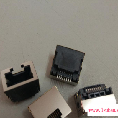 供应兴伸展电子8P8C RJ45 JACK(图)/PCB插座沉板式网口