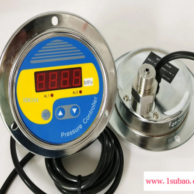 HDK104面板安装压力开关广泛应用于水电，自来水测量 智能压力控制器数字压力计LED数码显示表
