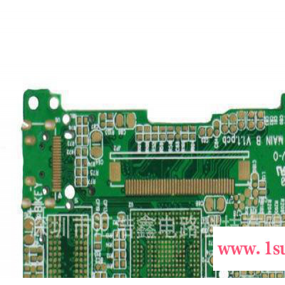 多层PCB样板，四4层PCB半孔板阻抗控制小线小孔激光镭射钻