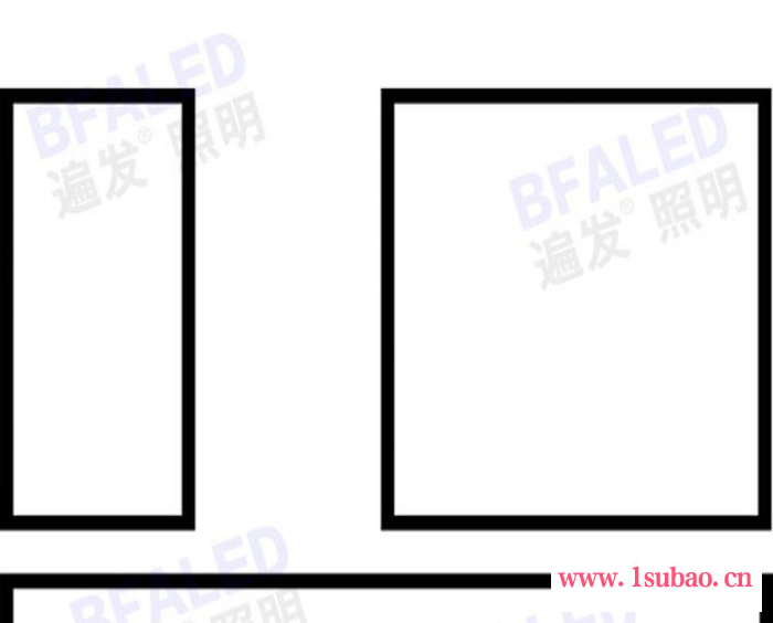 600*600LED面板灯48W无频闪LED平板灯背发光集成吊灯LED面板灯