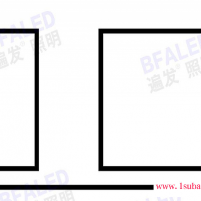 600*600LED面板灯48W无频闪LED平板灯背发光集成吊灯LED面板灯