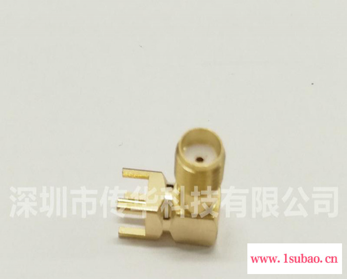 SMA-kwe 射频连接器弯头直头-天线接头-印制线路板高频插座图2