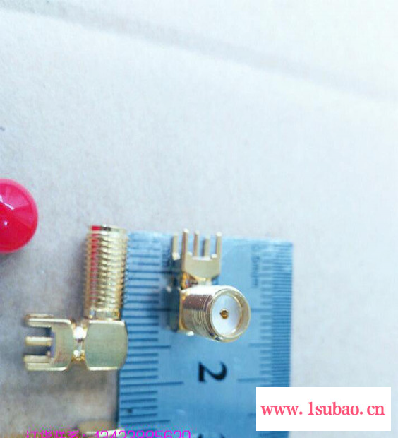 SMA-KWE 弯头PCB焊板座子 天线配板端 同轴连接器图3