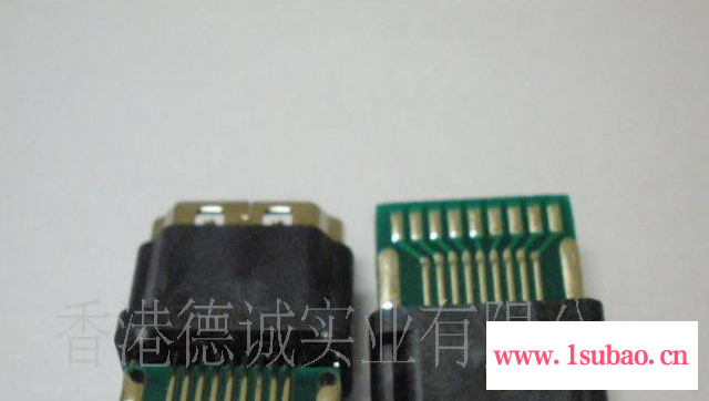 HDMI A Female 带PCB板连接器